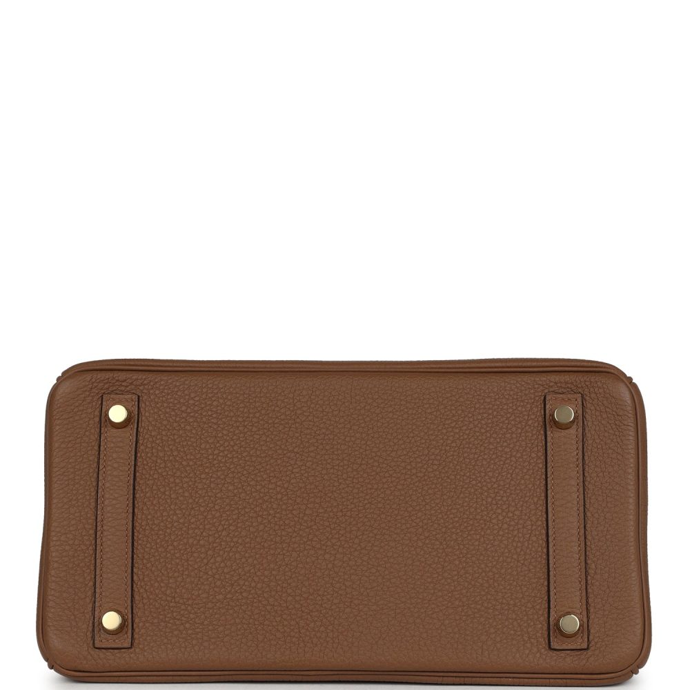 Hermes Birkin 30 Alezan Togo Gold Hardware - Image 6
