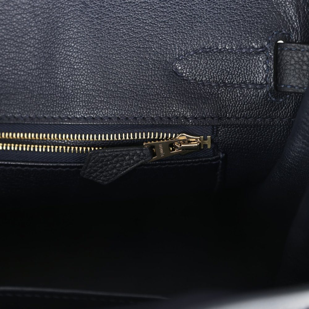 Hermes Birkin 30 Caban Togo Gold Hardware - Image 9
