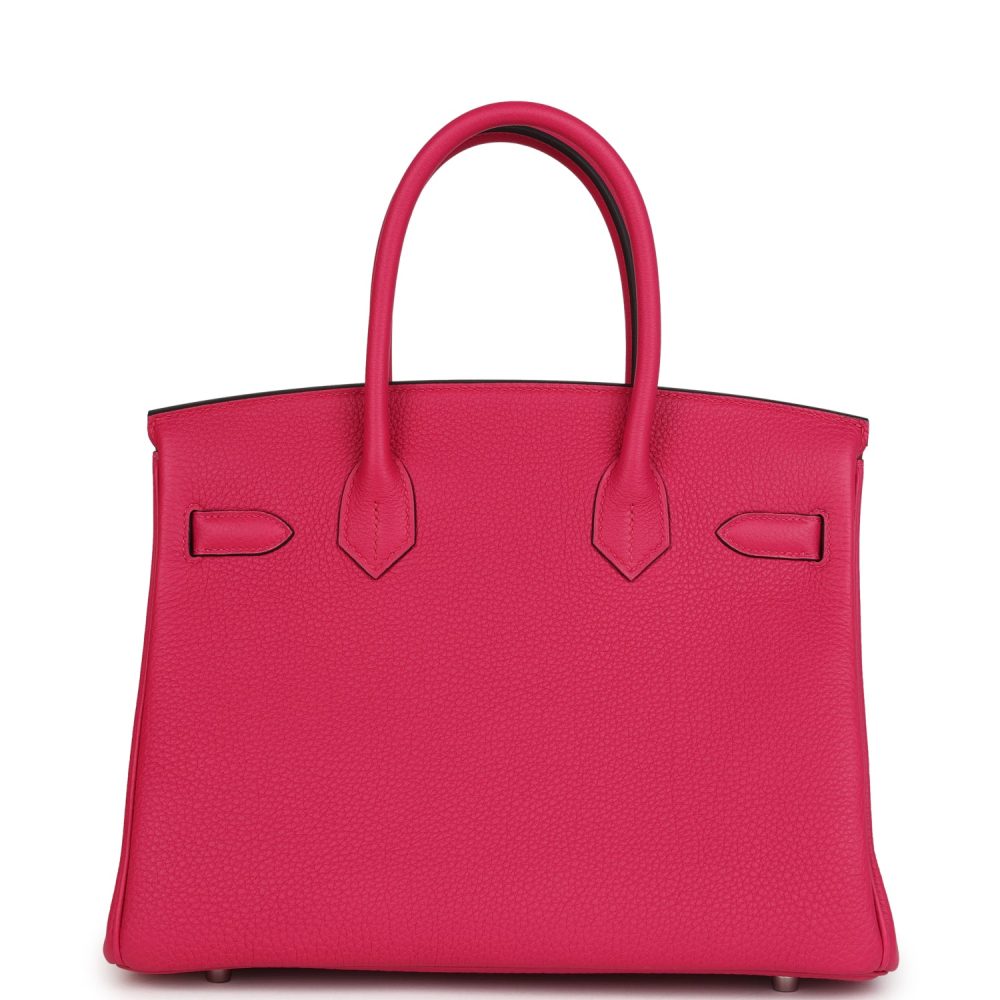Hermes Birkin 30 Rose Mexico Togo Palladium Hardware - Image 4