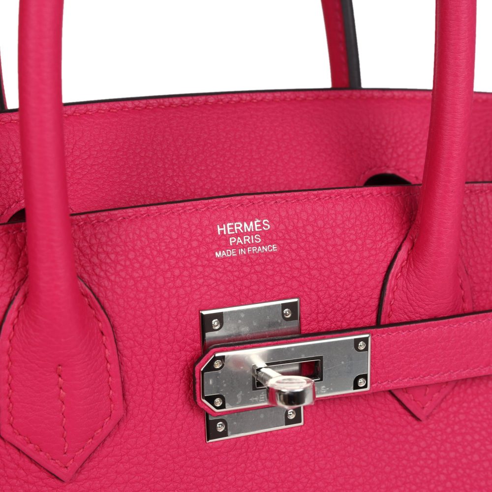 Hermes Birkin 30 Rose Mexico Togo Palladium Hardware - Image 7