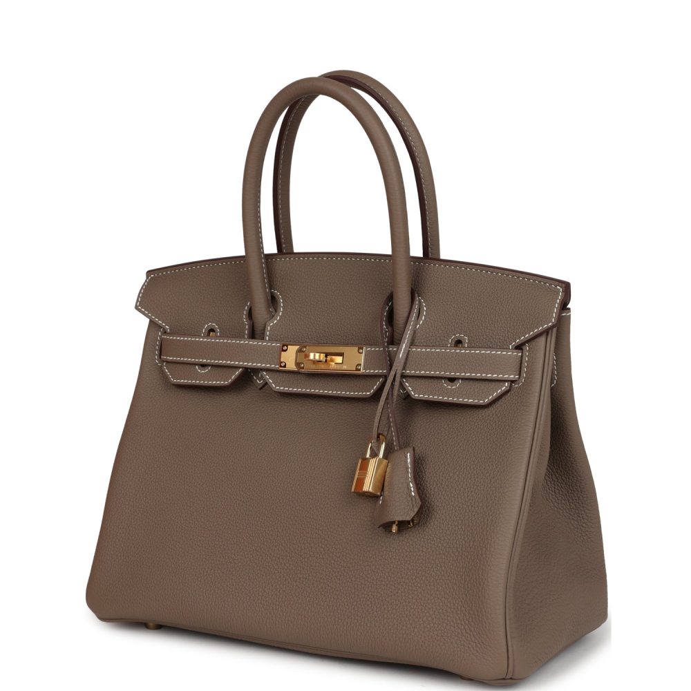 Hermes Birkin 30 Etoupe Togo Gold Hardware - Image 5