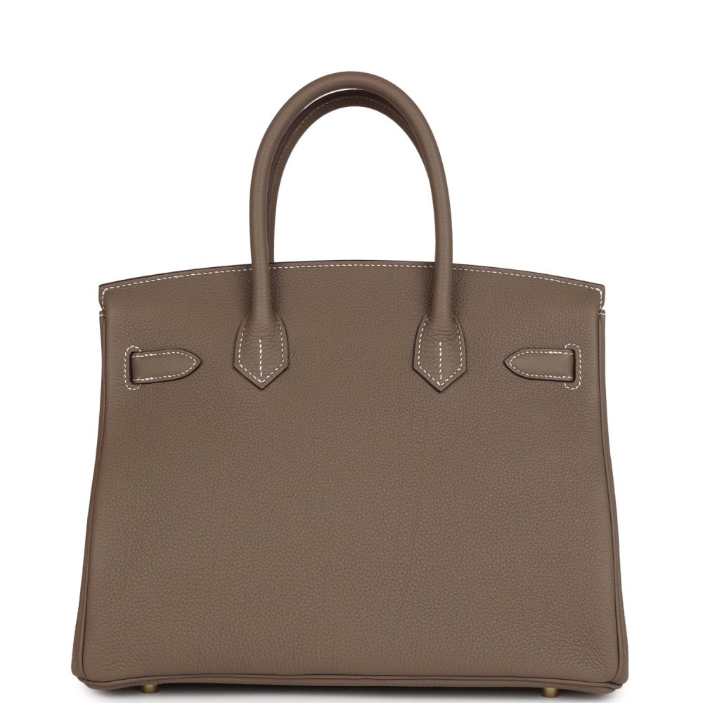 Hermes Birkin 30 Etoupe Togo Gold Hardware - Image 4