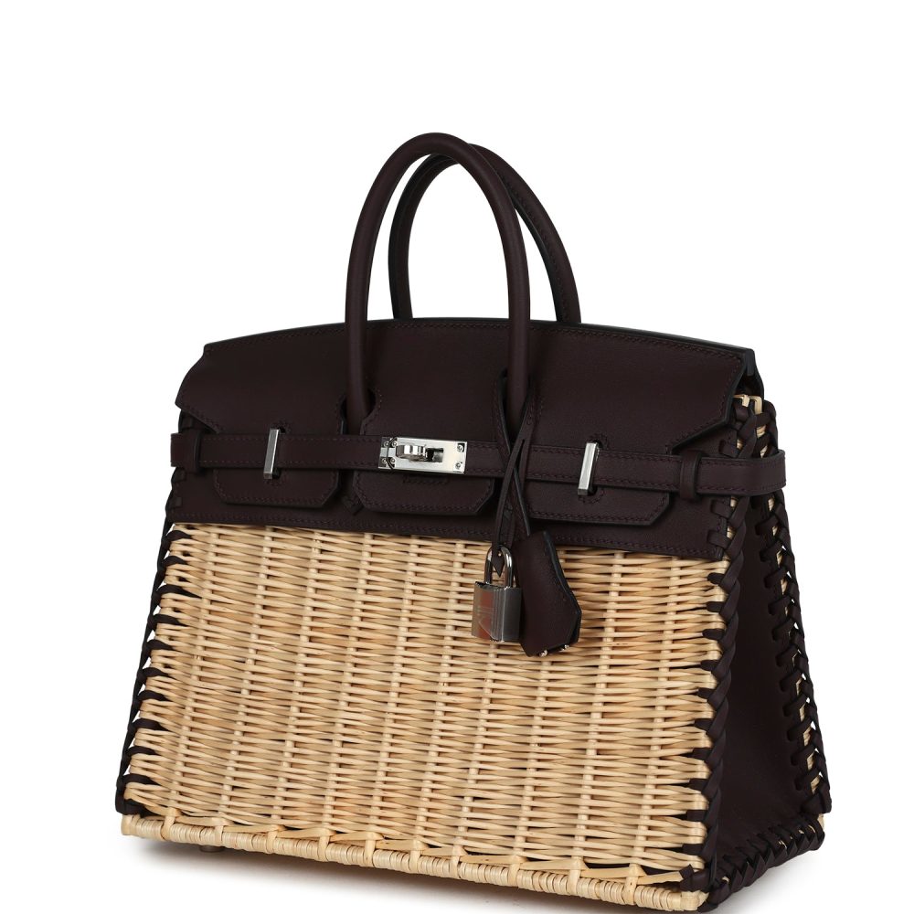 Hermes Picnic Birkin 25 Rouge Sellier Swift Palladium Hardware - Image 5