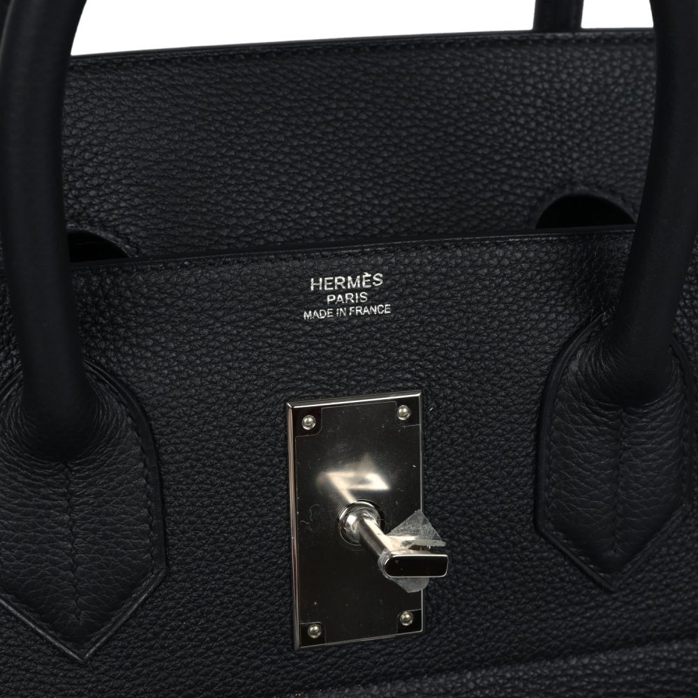 Hermes Birkin HAC 50 Black Togo Palladium Hardware - Image 7