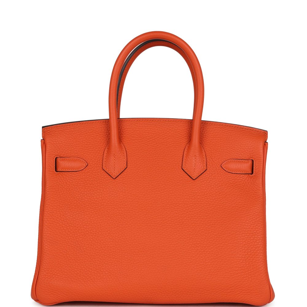 Hermes Birkin 30 Feu Togo Gold Hardware - Image 4