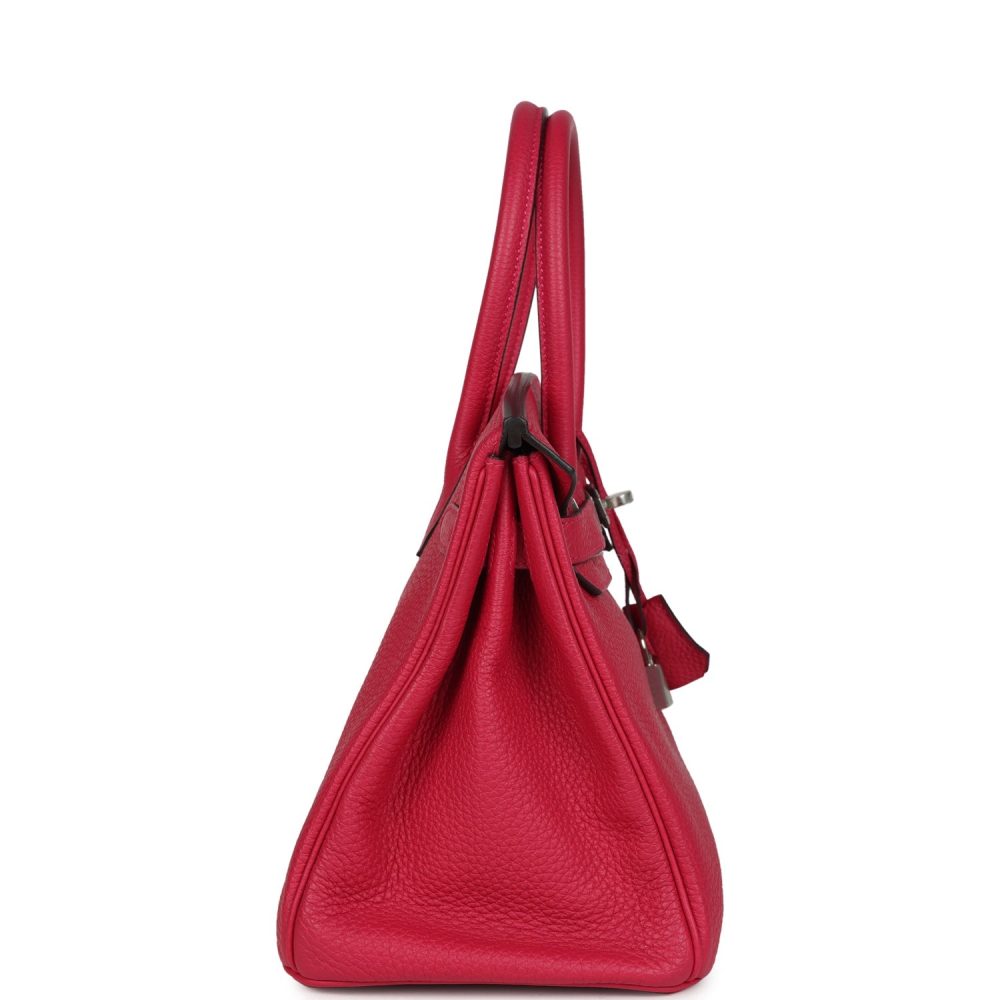 Hermes Birkin 30 Framboise Togo Palladium Hardware - Image 3