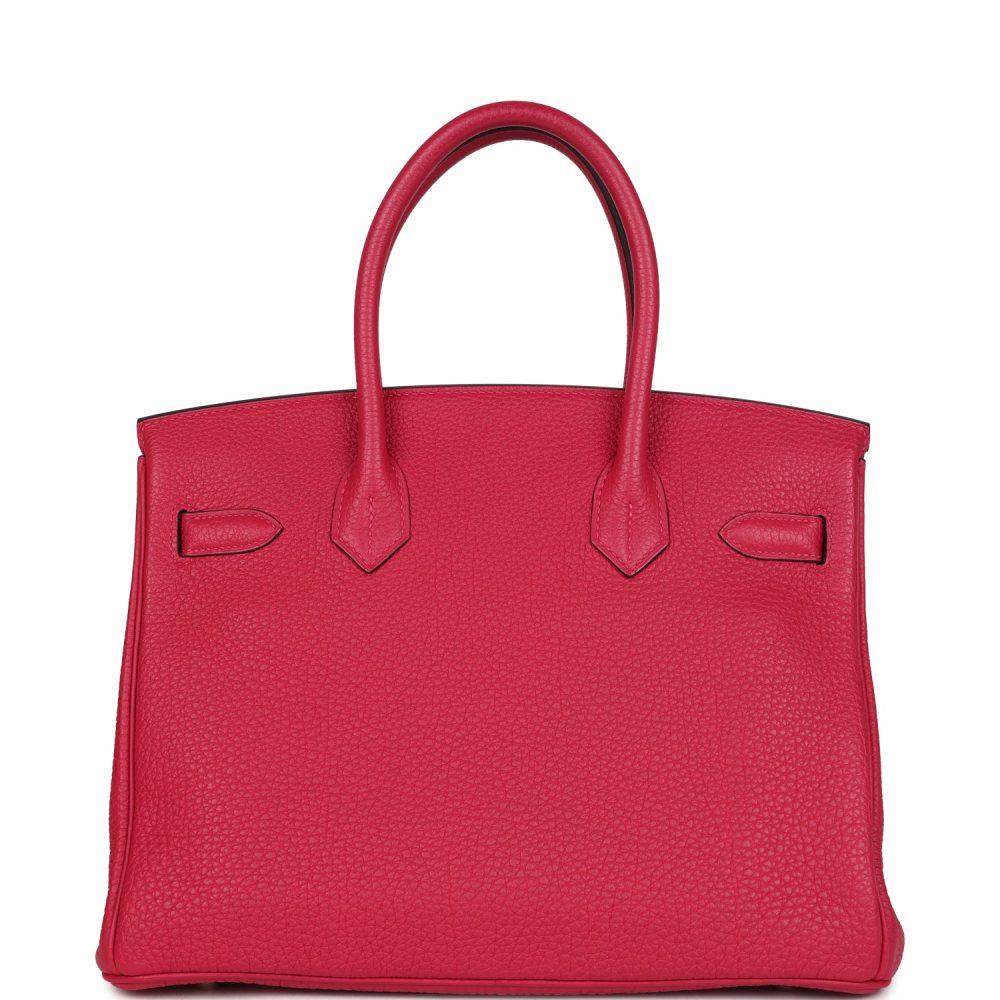 Hermes Birkin 30 Framboise Togo Palladium Hardware - Image 4