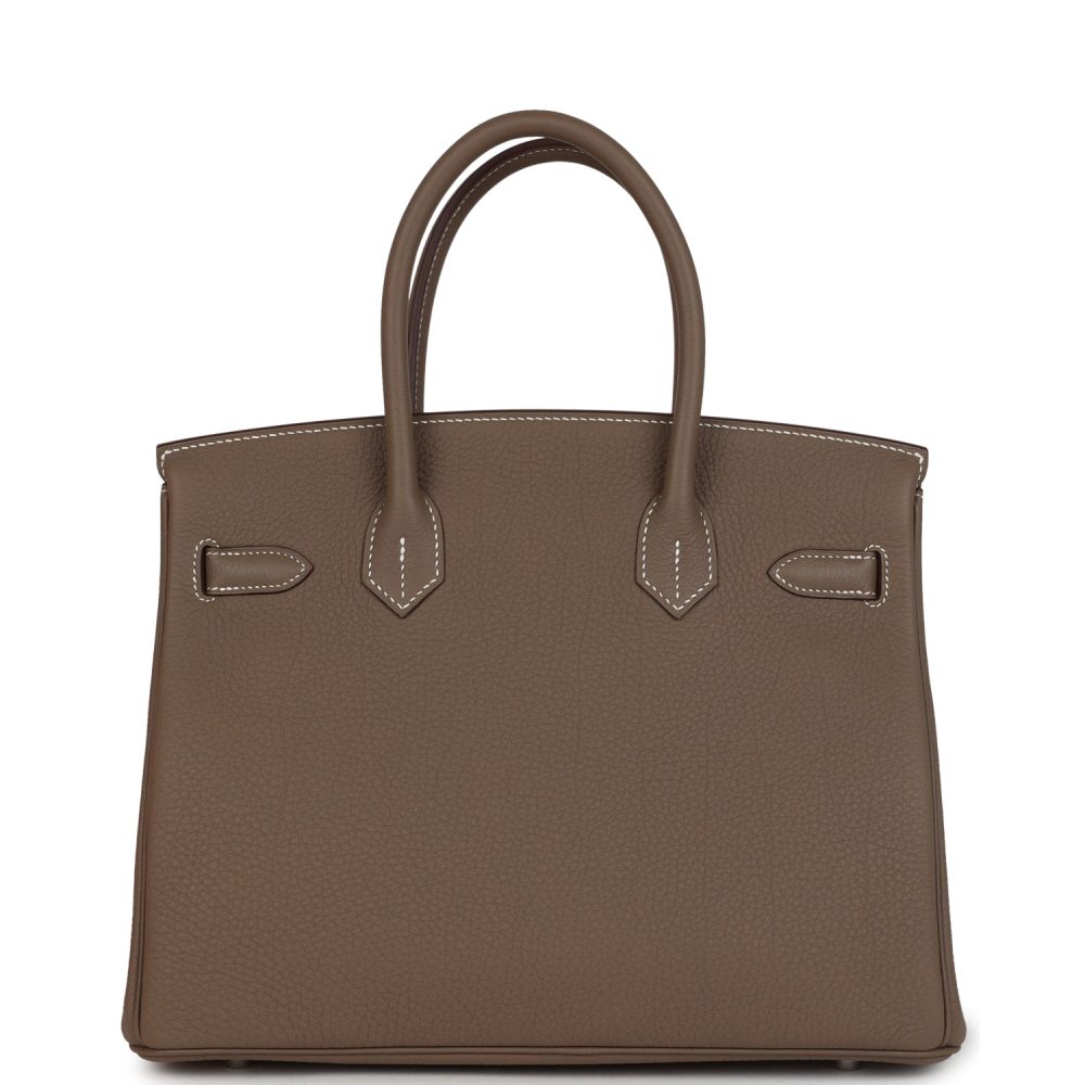 Hermes Birkin 30 Etoupe Togo Palladium Hardware - Image 5