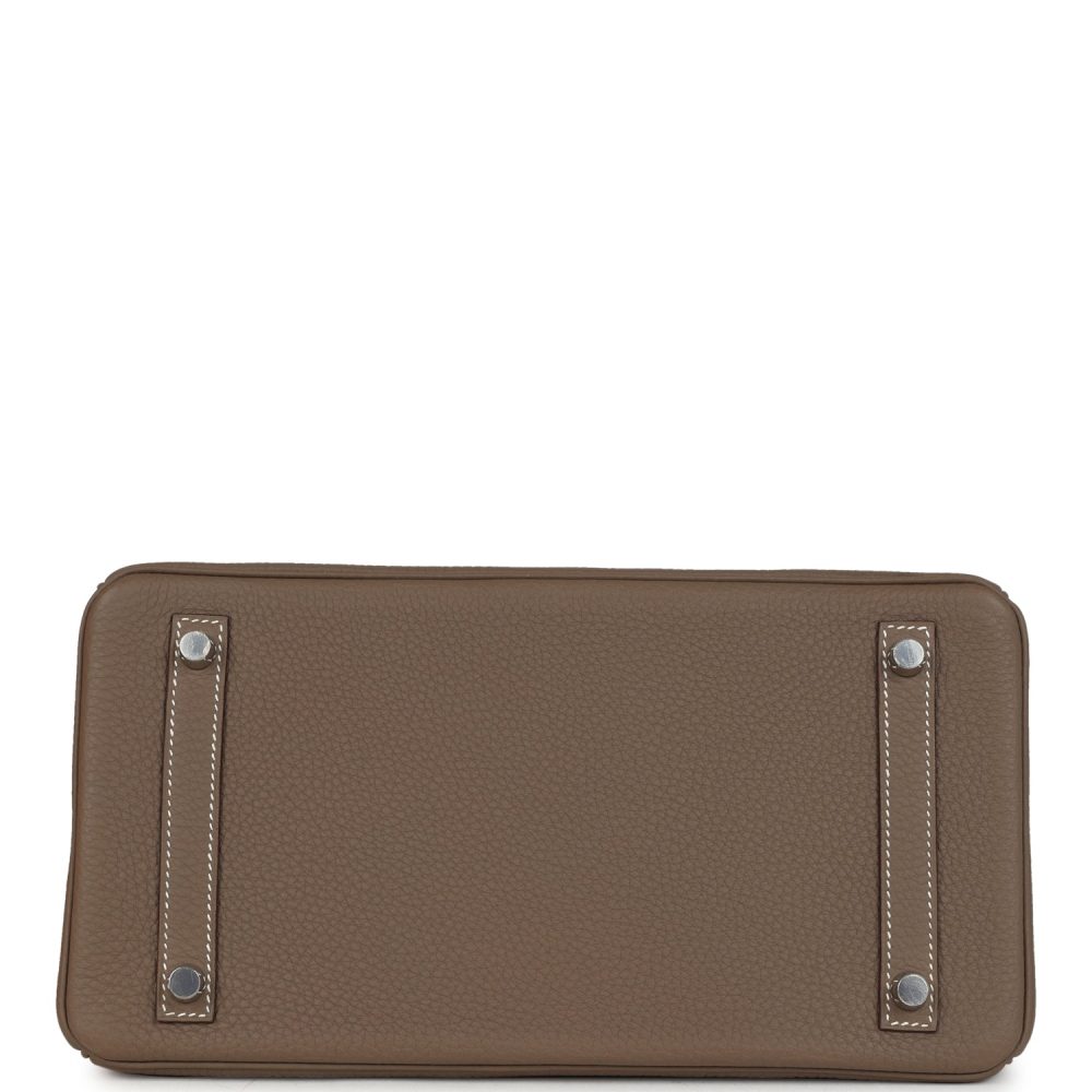 Hermes Birkin 30 Etoupe Togo Palladium Hardware - Image 6