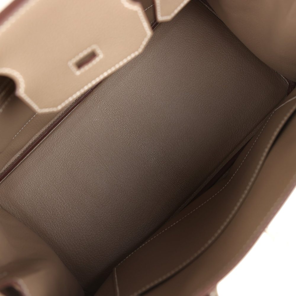 Hermes Birkin 30 Etoupe Togo Palladium Hardware - Image 8
