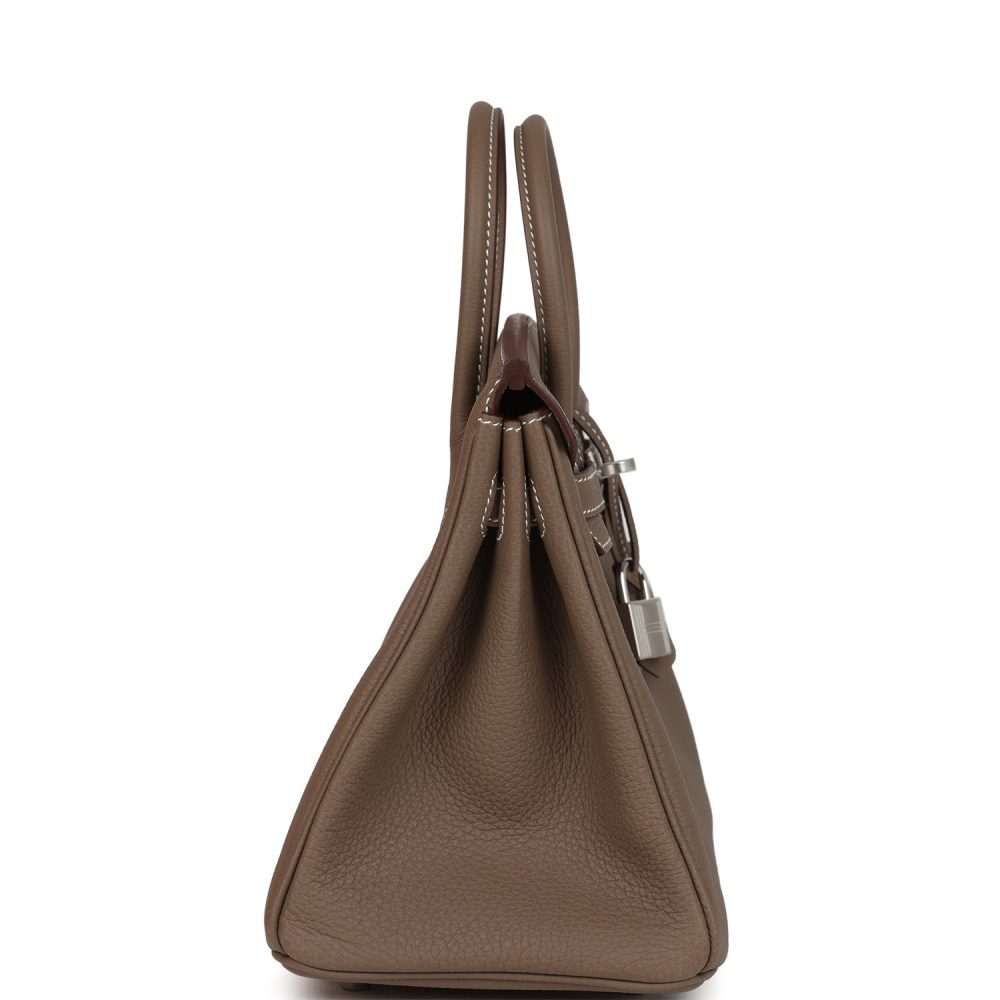 Hermes Birkin 25 Etoupe Togo Palladium Hardware - Image 3