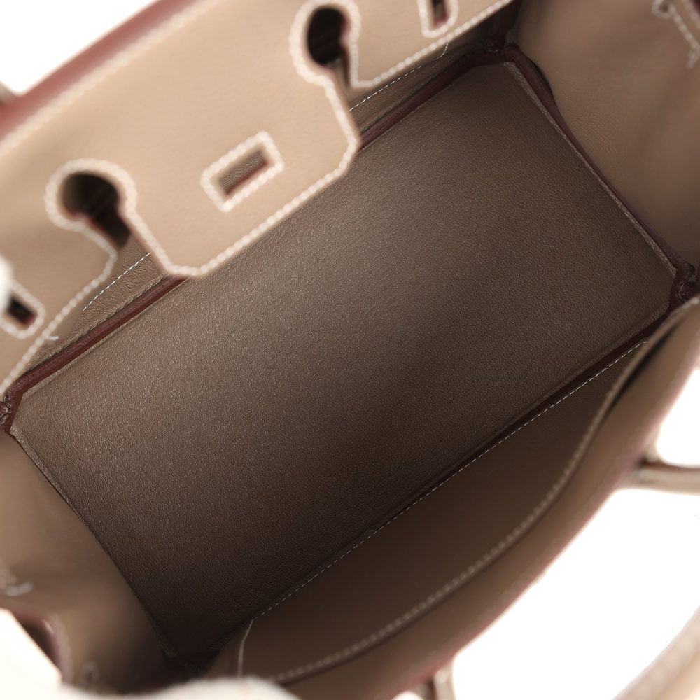 Hermes Birkin 25 Etoupe Togo Palladium Hardware - Image 8