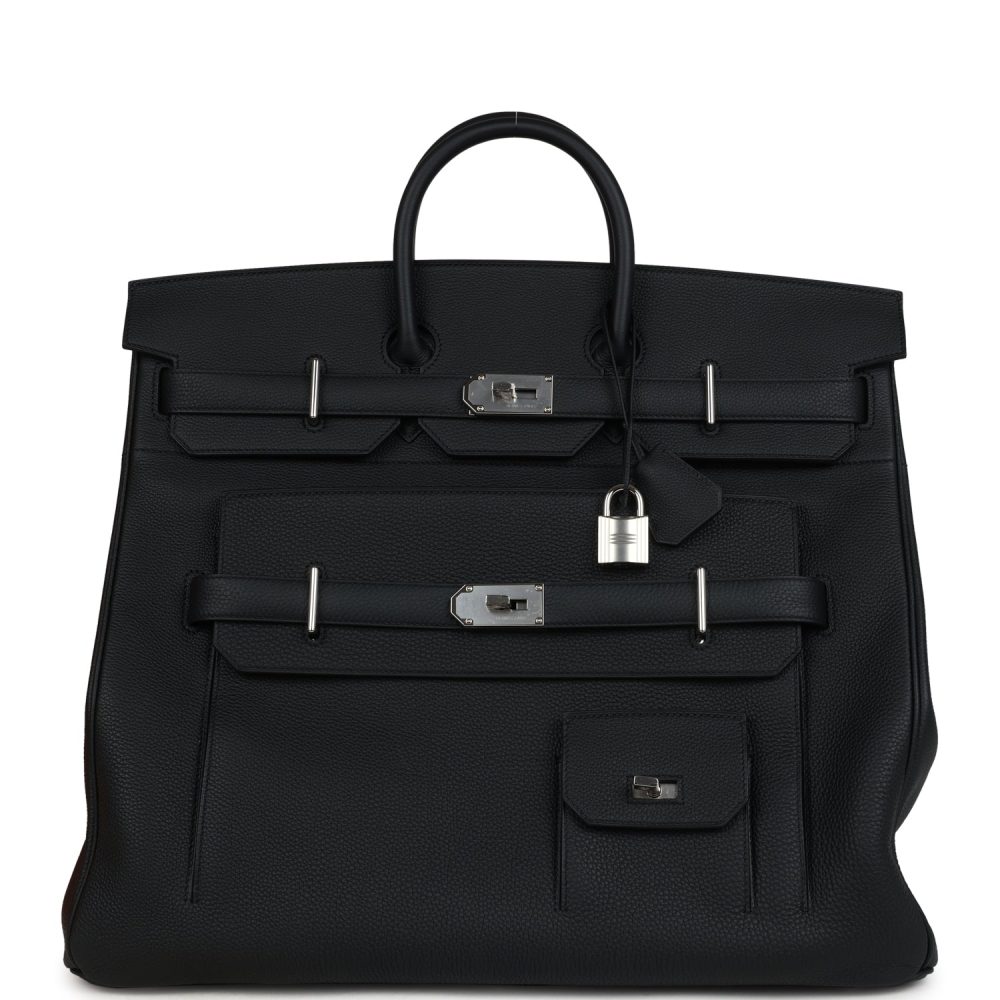 Hermes Multipockets Birkin HAC 50 Black Togo Palladium Hardware