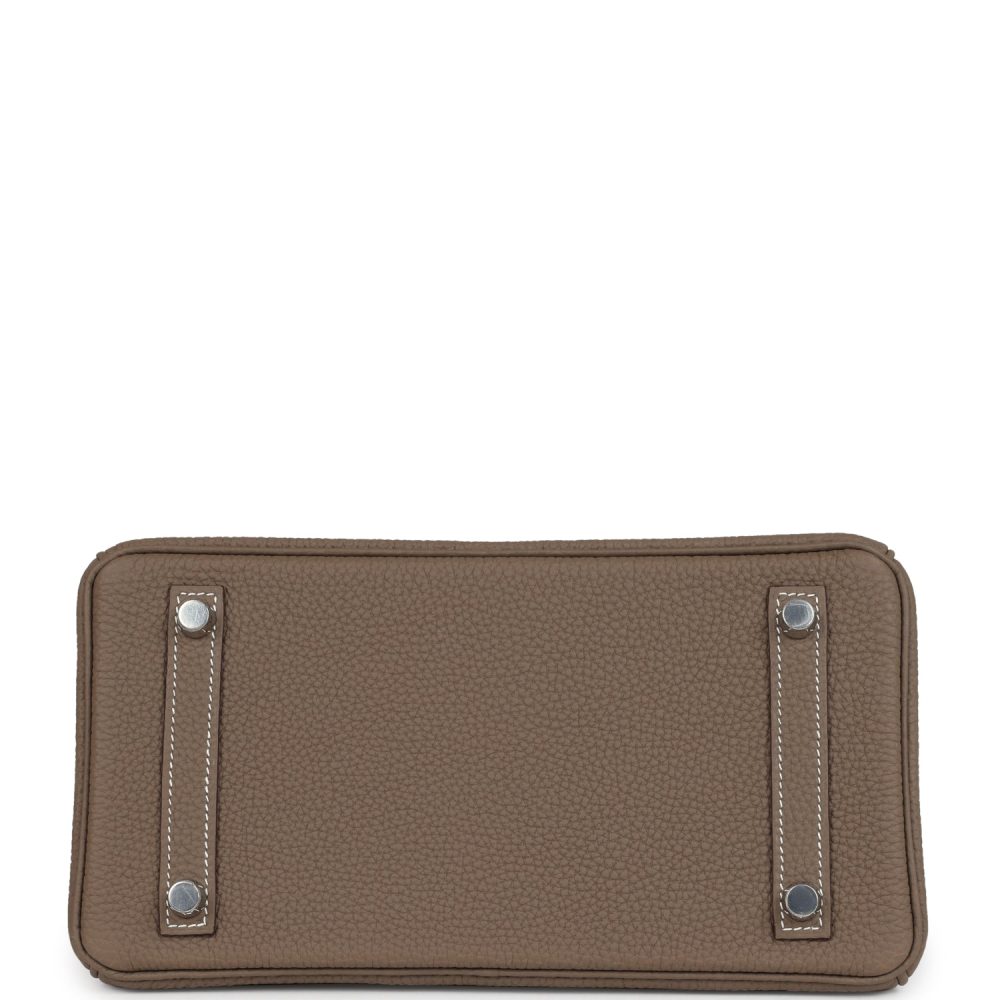 Hermes Birkin 25 Etoupe Togo Brushed Palladium Hardware - Image 6