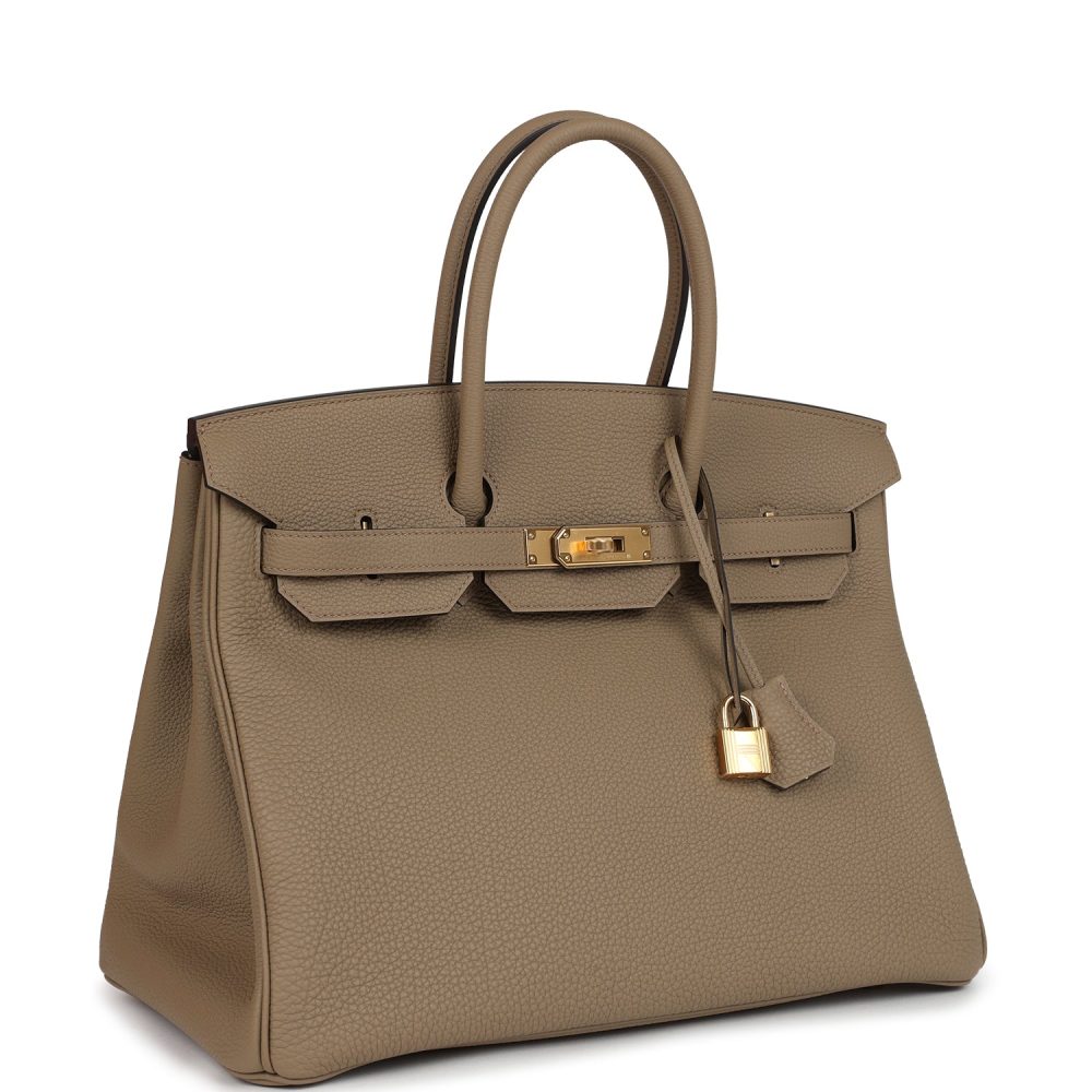 Hermes Birkin 35 Beige Marfa Togo Gold Hardware - Image 2