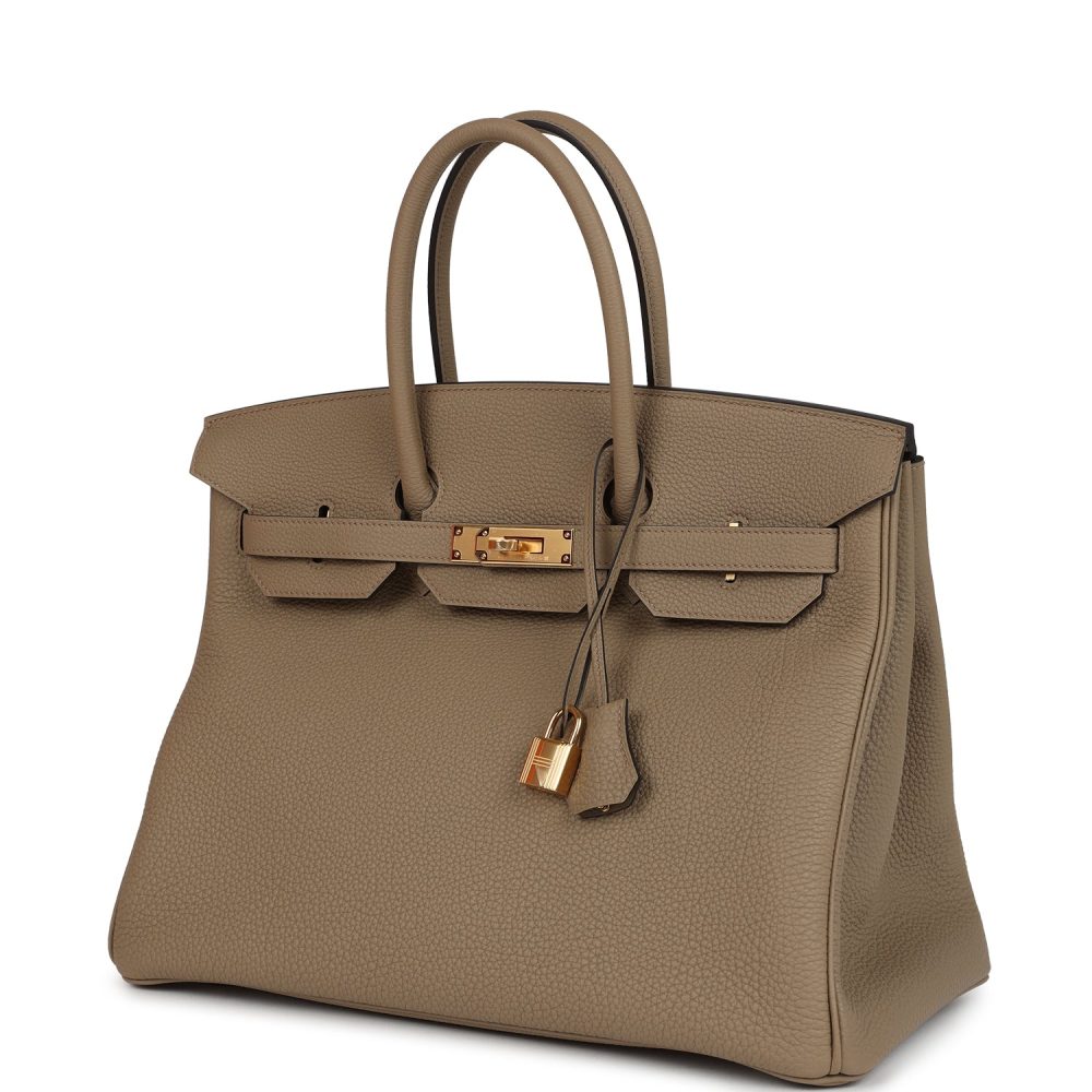 Hermes Birkin 35 Beige Marfa Togo Gold Hardware - Image 5