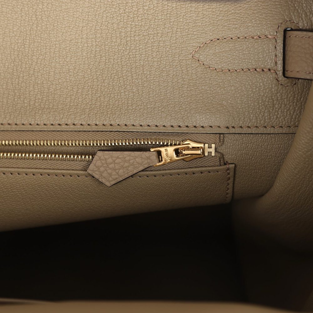 Hermes Birkin 35 Beige Marfa Togo Gold Hardware - Image 8