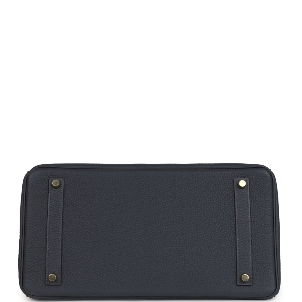 Hermes Birkin 35 Ardoise Togo Gold Hardware - Image 6