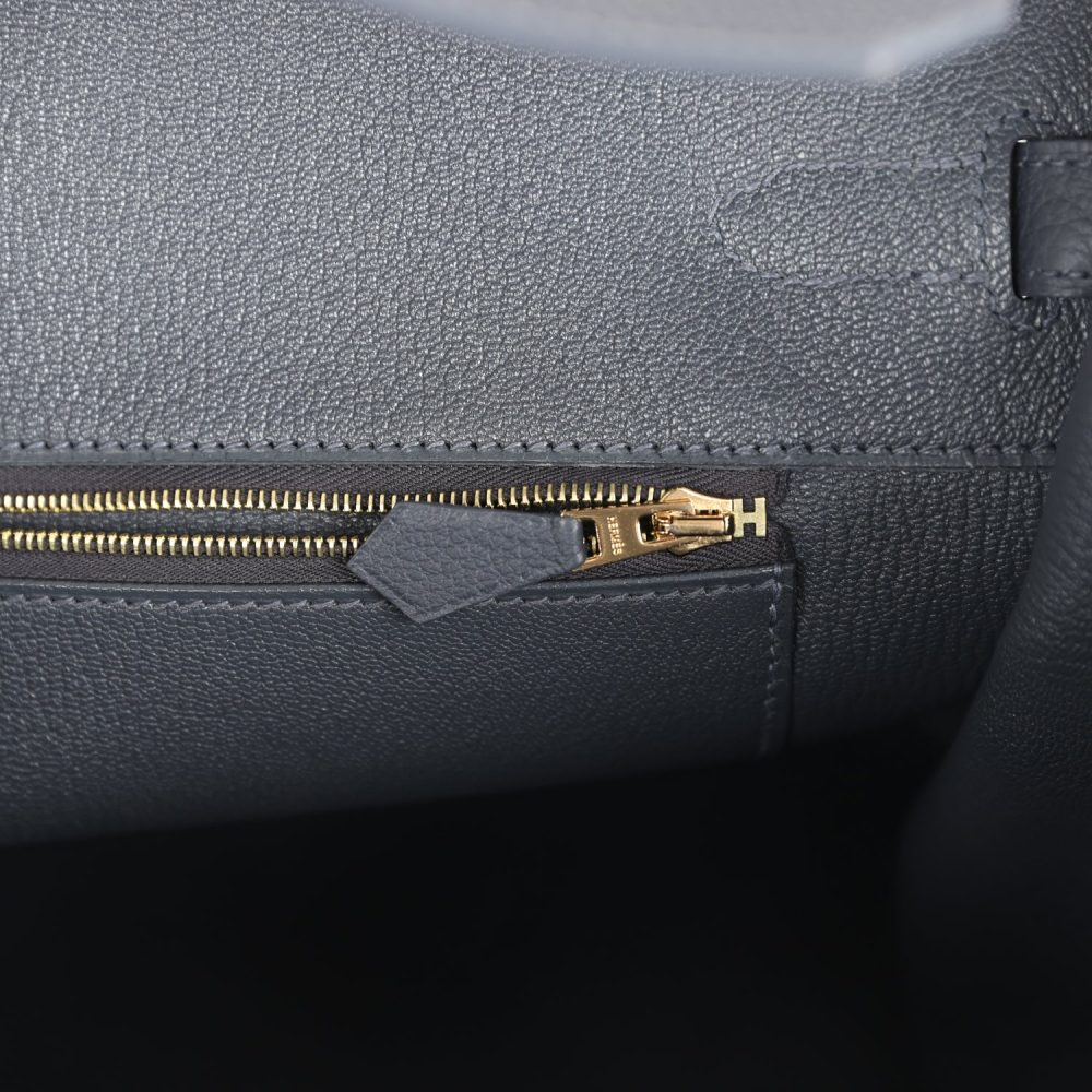 Hermes Birkin 35 Ardoise Togo Gold Hardware - Image 9