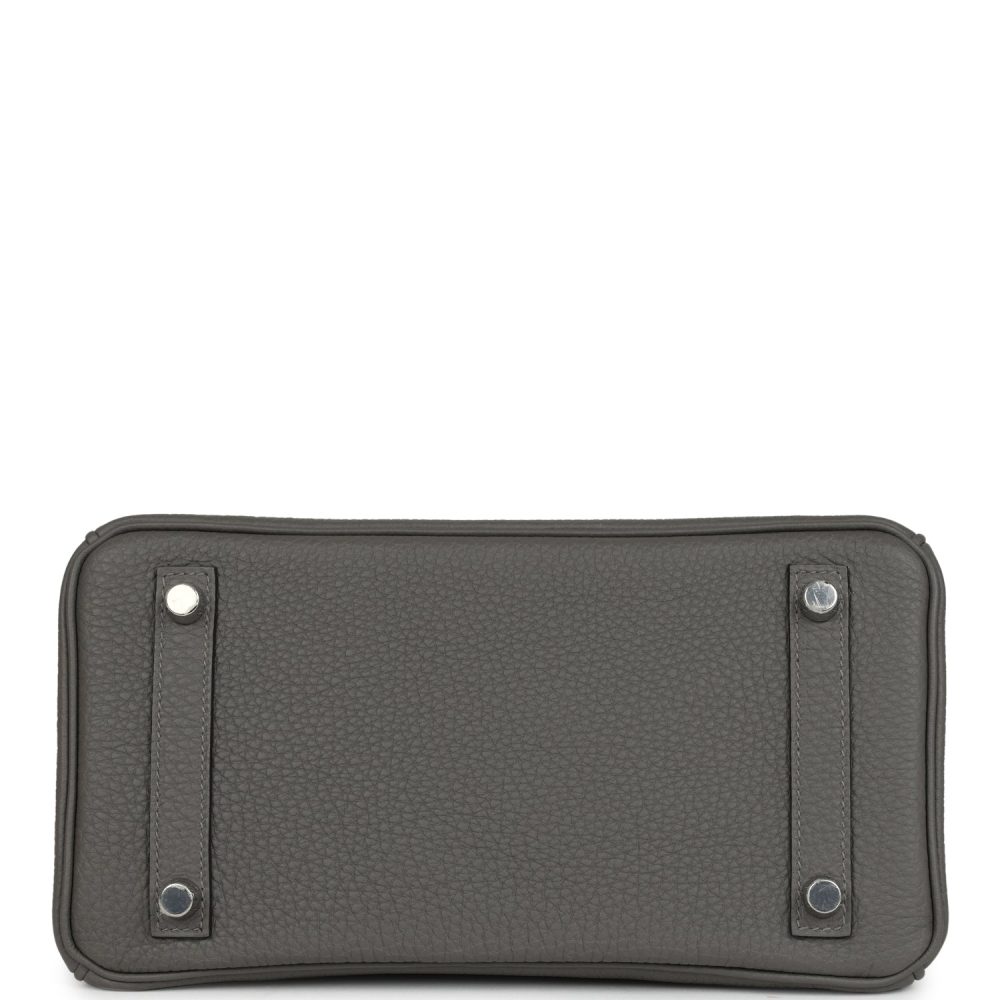 Hermes Birkin 25 Gris Meyer Togo Palladium Hardware - Image 6