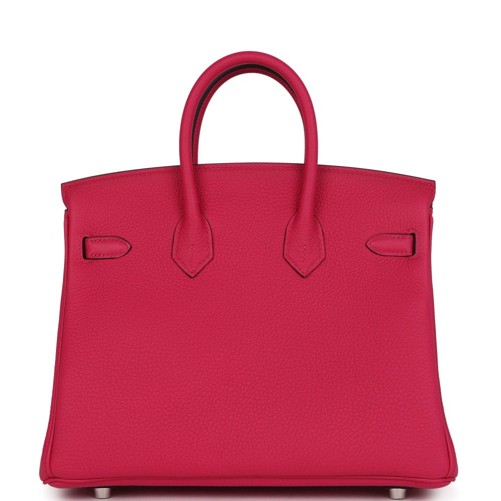 Hermes Birkin 25 Rose Mexico Togo Palladium Hardware - Image 4
