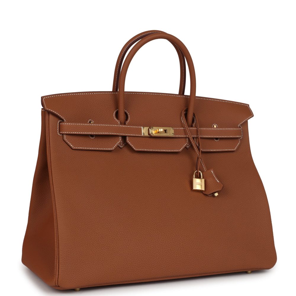 Hermes Birkin 40 Gold Togo Gold Hardware - Image 2