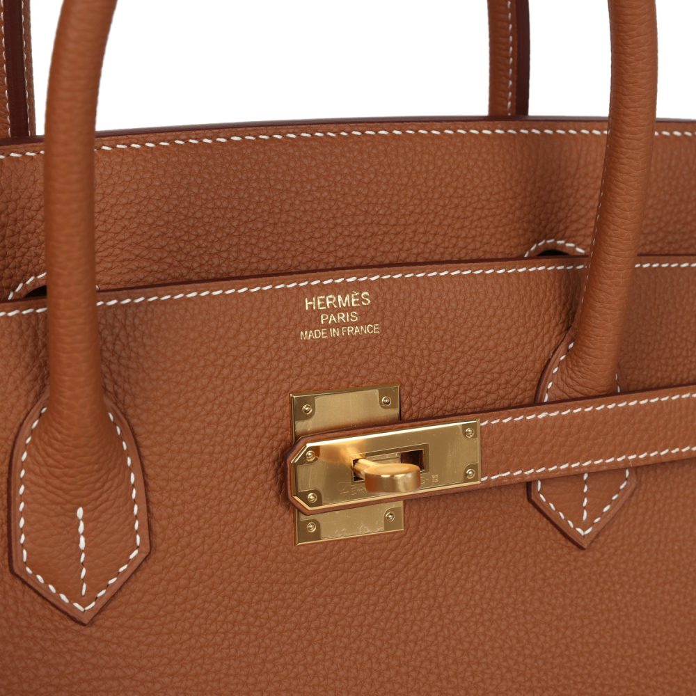 Hermes Birkin 40 Gold Togo Gold Hardware - Image 7