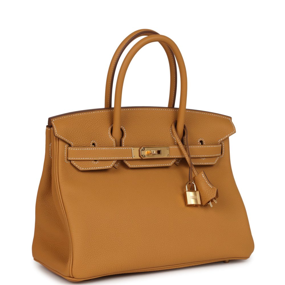 Hermes Birkin 30 Naturel Sable Togo Gold Hardware - Image 2