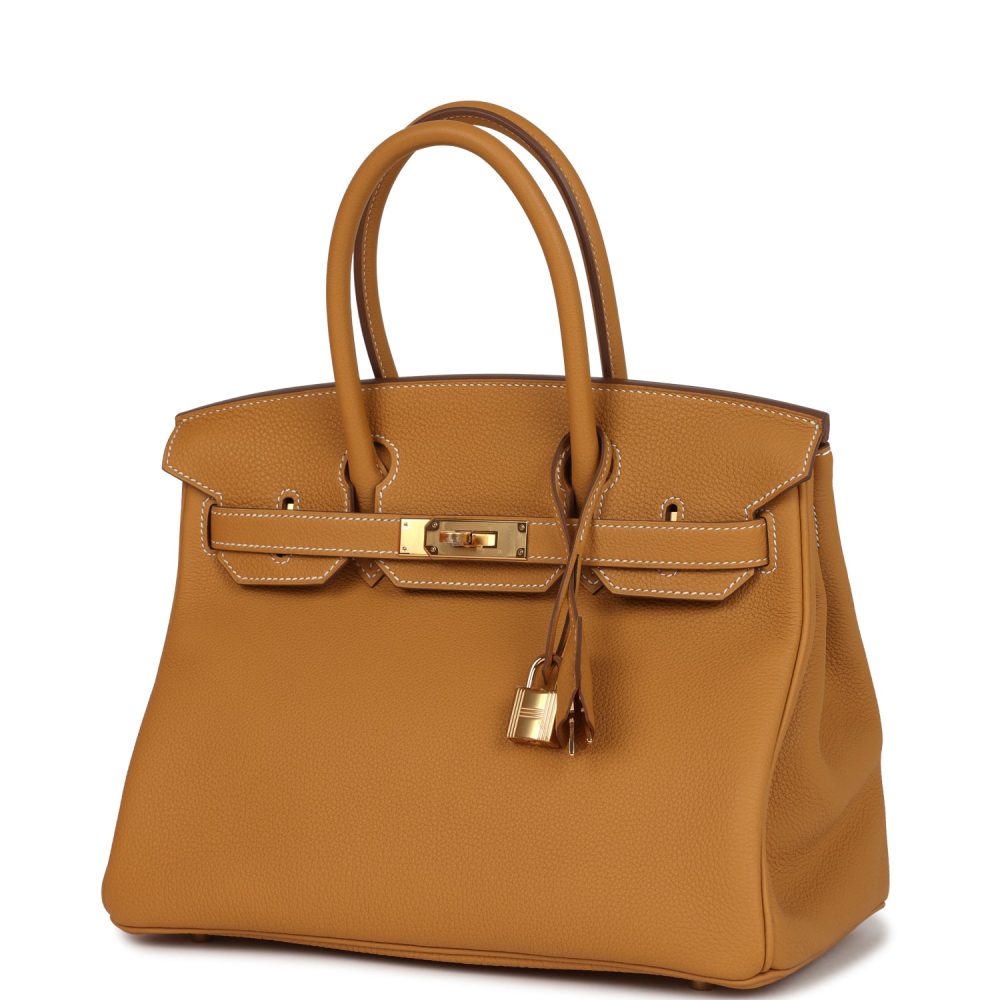 Hermes Birkin 30 Naturel Sable Togo Gold Hardware - Image 5