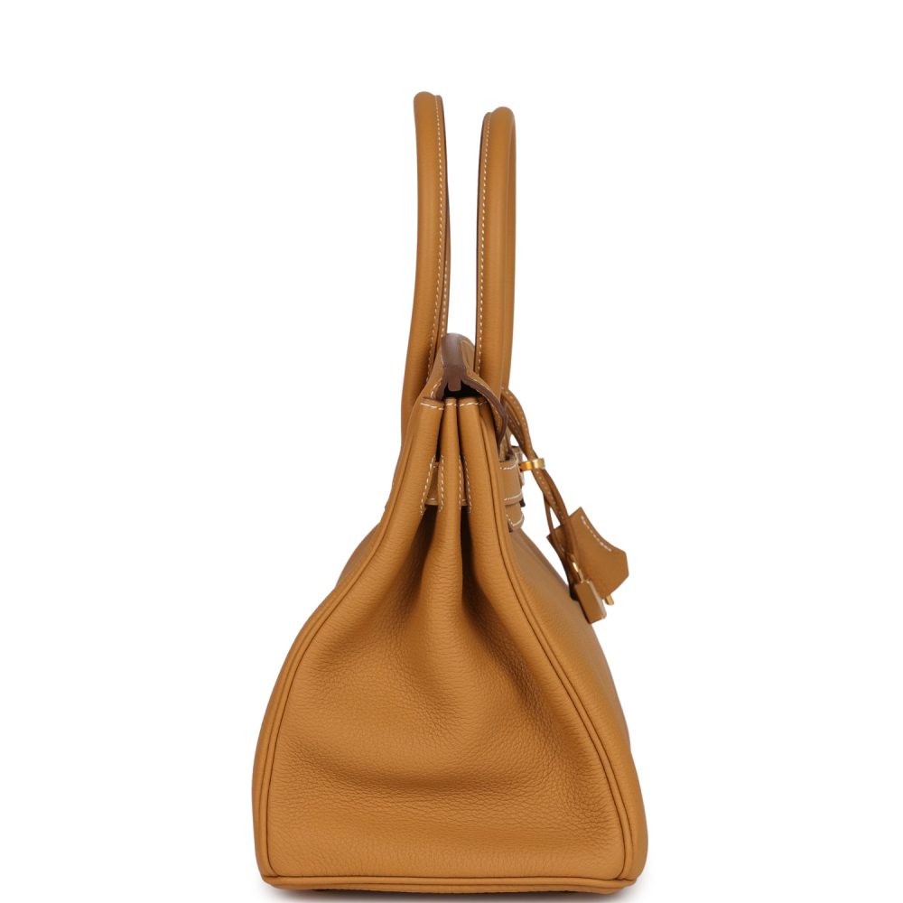 Hermes Birkin 30 Naturel Sable Togo Gold Hardware - Image 3