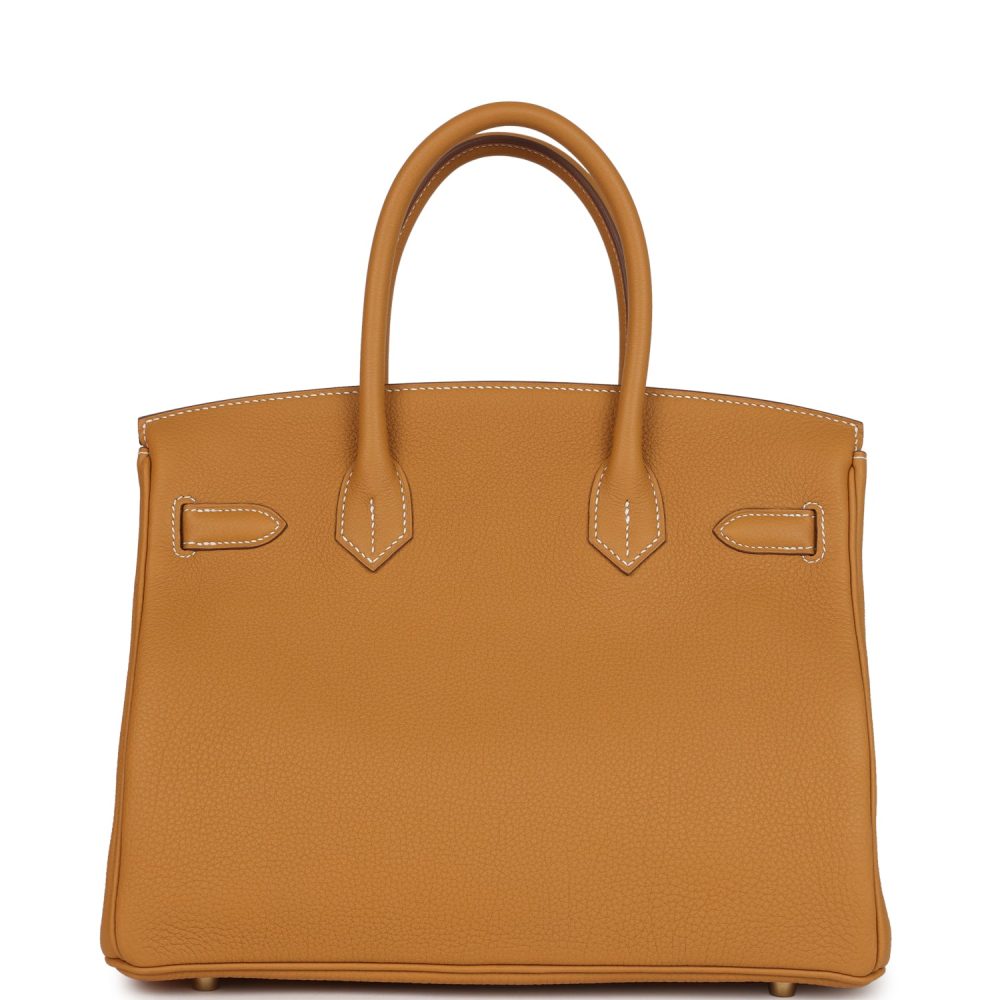 Hermes Birkin 30 Naturel Sable Togo Gold Hardware - Image 4