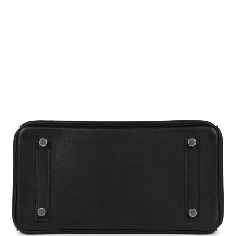 Hermes Limited Edition Birkin Rock 25 Black Volupto Palladium Hardware - Image 6
