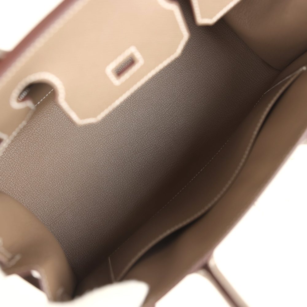 Hermes Birkin Sellier 30 Etoupe Epsom Palladium Hardware - Image 8