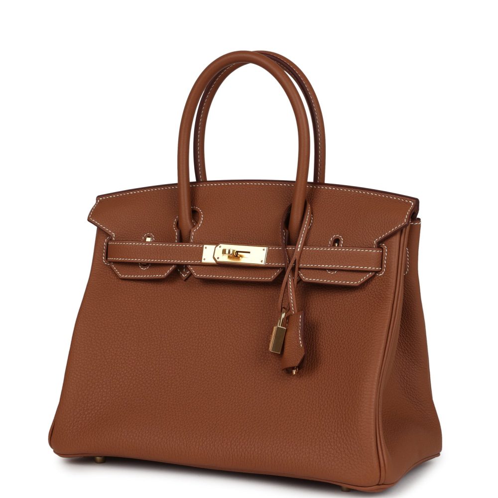 Hermes Birkin 30 Gold Togo Gold Hardware - Image 5