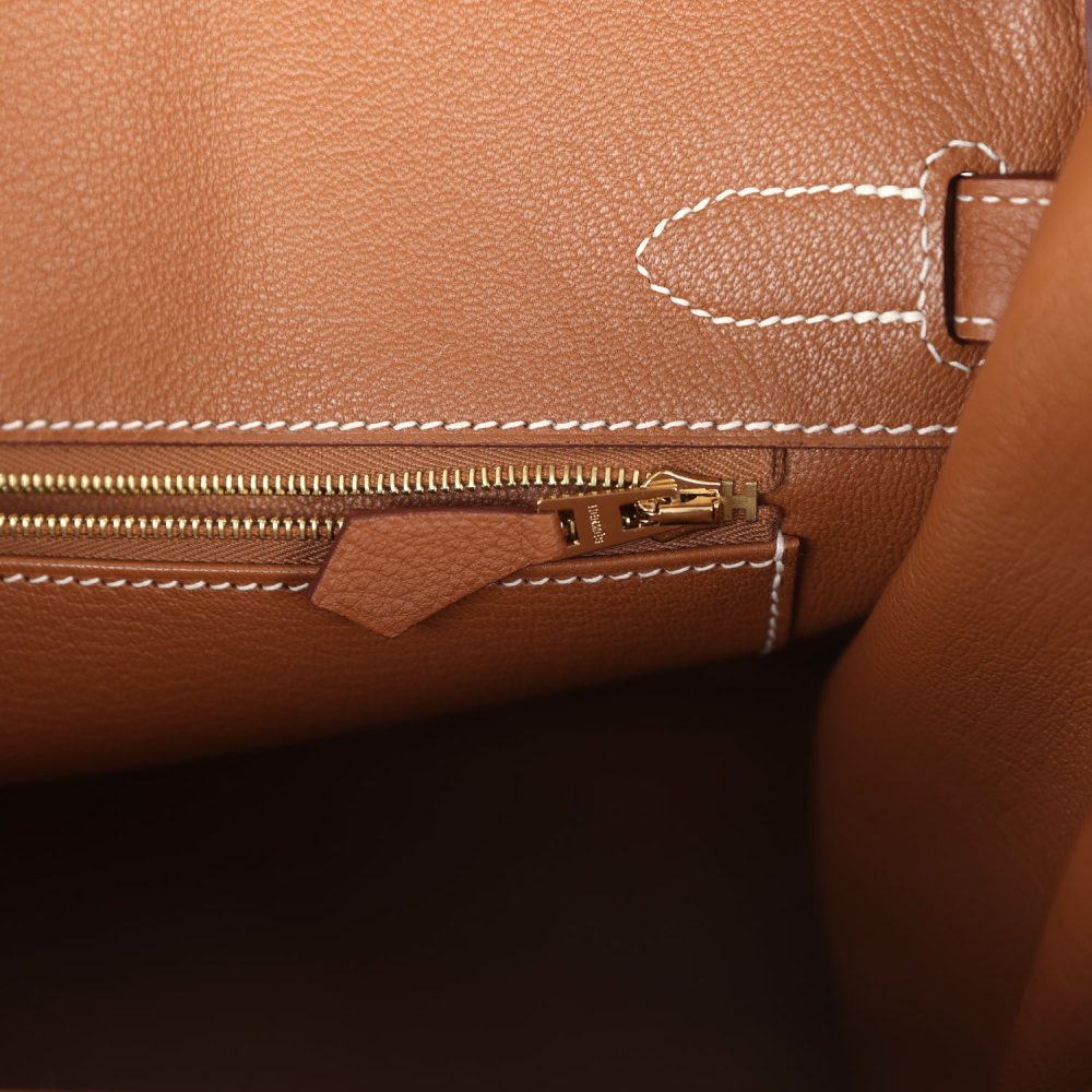 Hermes Birkin 30 Gold Togo Gold Hardware - Image 9