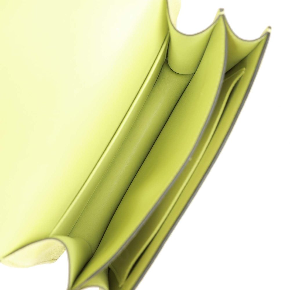 Hermes Constance 18 Jaune Bourgeon Chevre Palladium Hardware - Image 9