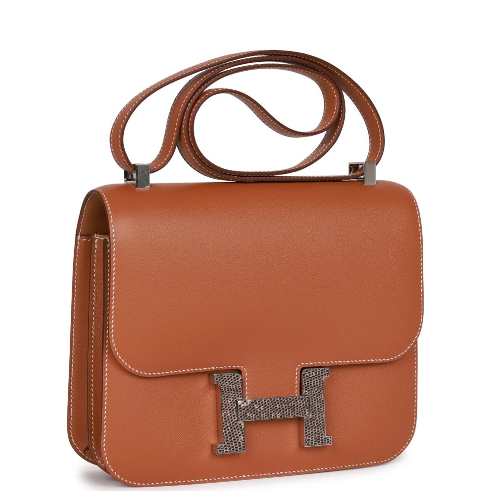 Hermes Constance 24 Gold Madame and Lizard Palladium Hardware - Image 2