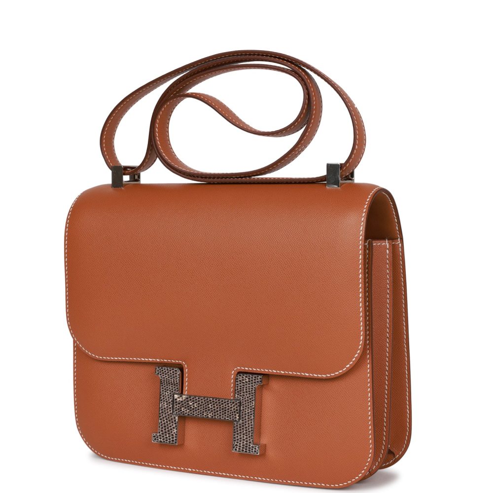 Hermes Constance 24 Gold Madame and Lizard Palladium Hardware - Image 5