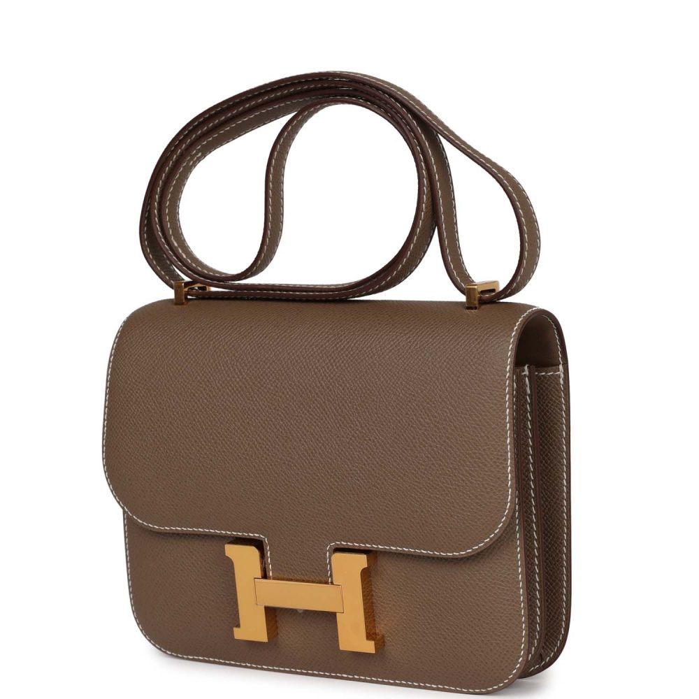 Hermes Constance 18 Etoupe Epsom Gold Hardware - Image 5