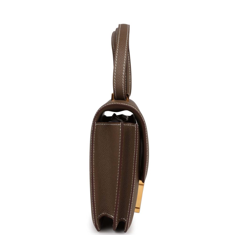 Hermes Constance 18 Etoupe Epsom Gold Hardware - Image 3