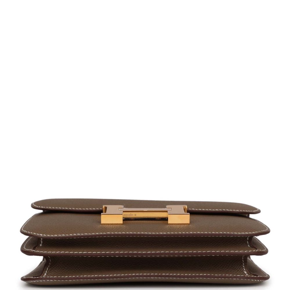 Hermes Constance 18 Etoupe Epsom Gold Hardware - Image 6