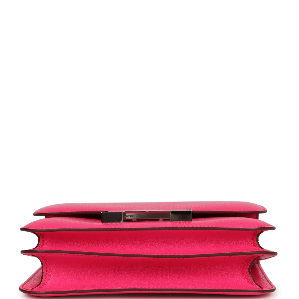 Hermes Constance 18 Rose Pop Chevre Chamkila Palladium Hardware - Image 6