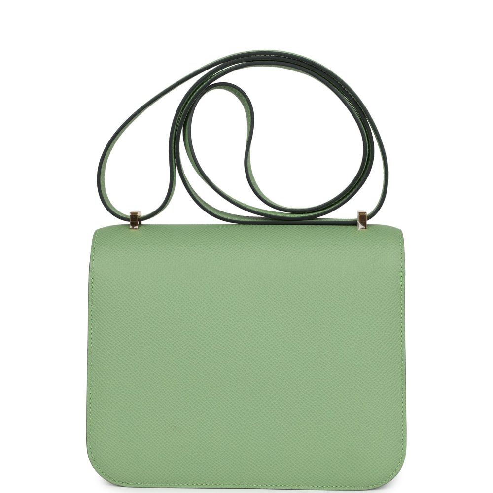 Hermes Constance 18 Vert Criquet Epsom Marquette Hardware - Image 4