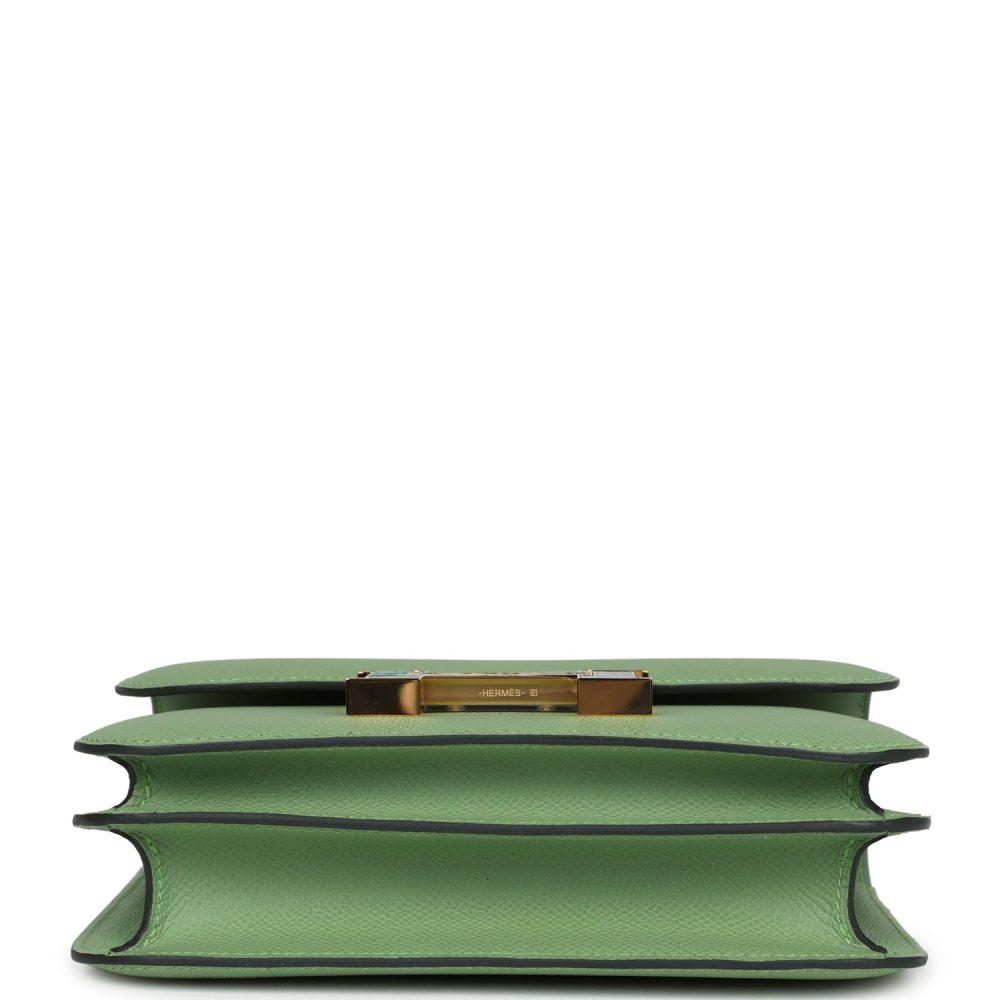 Hermes Constance 18 Vert Criquet Epsom Marquette Hardware - Image 6