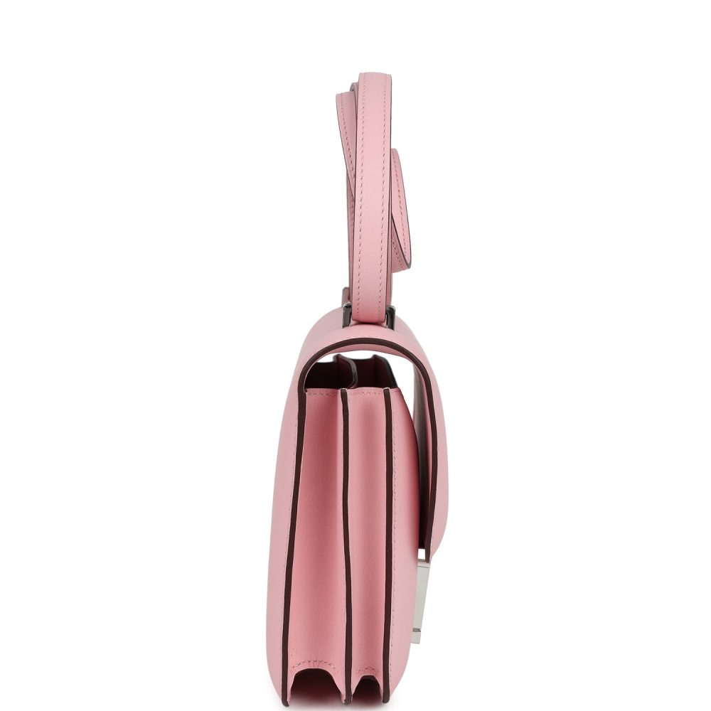 Hermes Constance 18 Rose Sakura Swift Palladium Hardware - Image 3