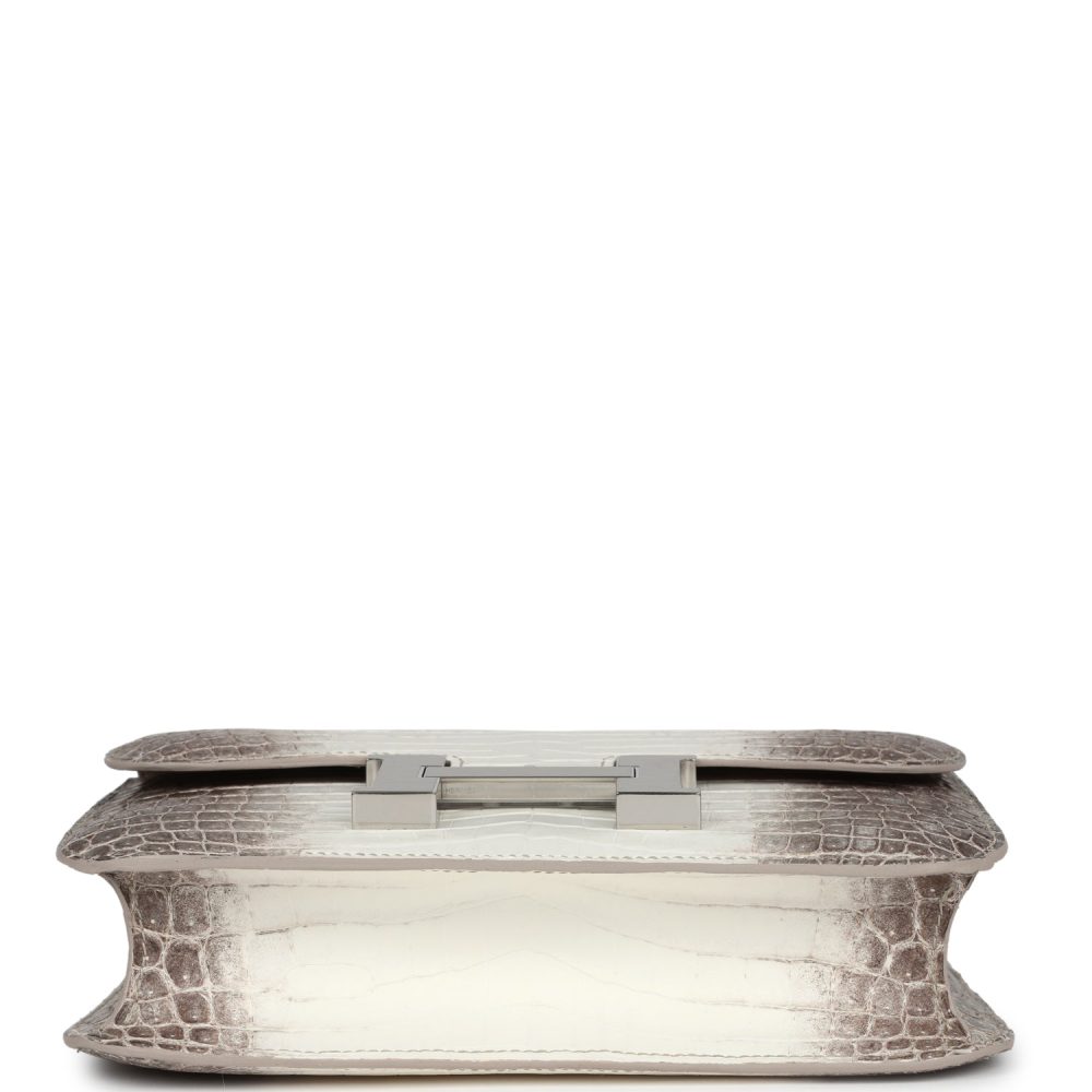 Hermes Constance 1-24 Himalaya Matte Niloticus Crocodile Palladium Hardware - Image 6