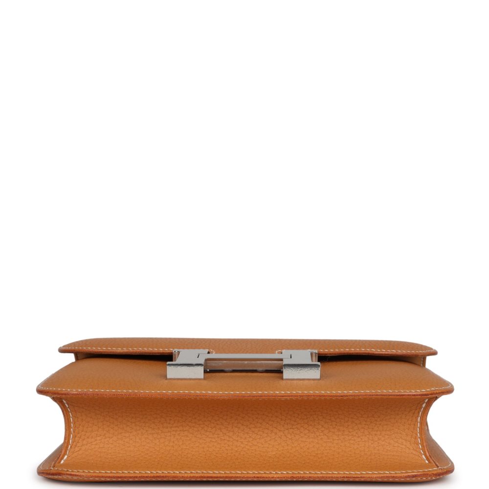 Hermes Constance 1-24 Naturel Sable Vache Naturel Graine Palladium Hardware - Image 6