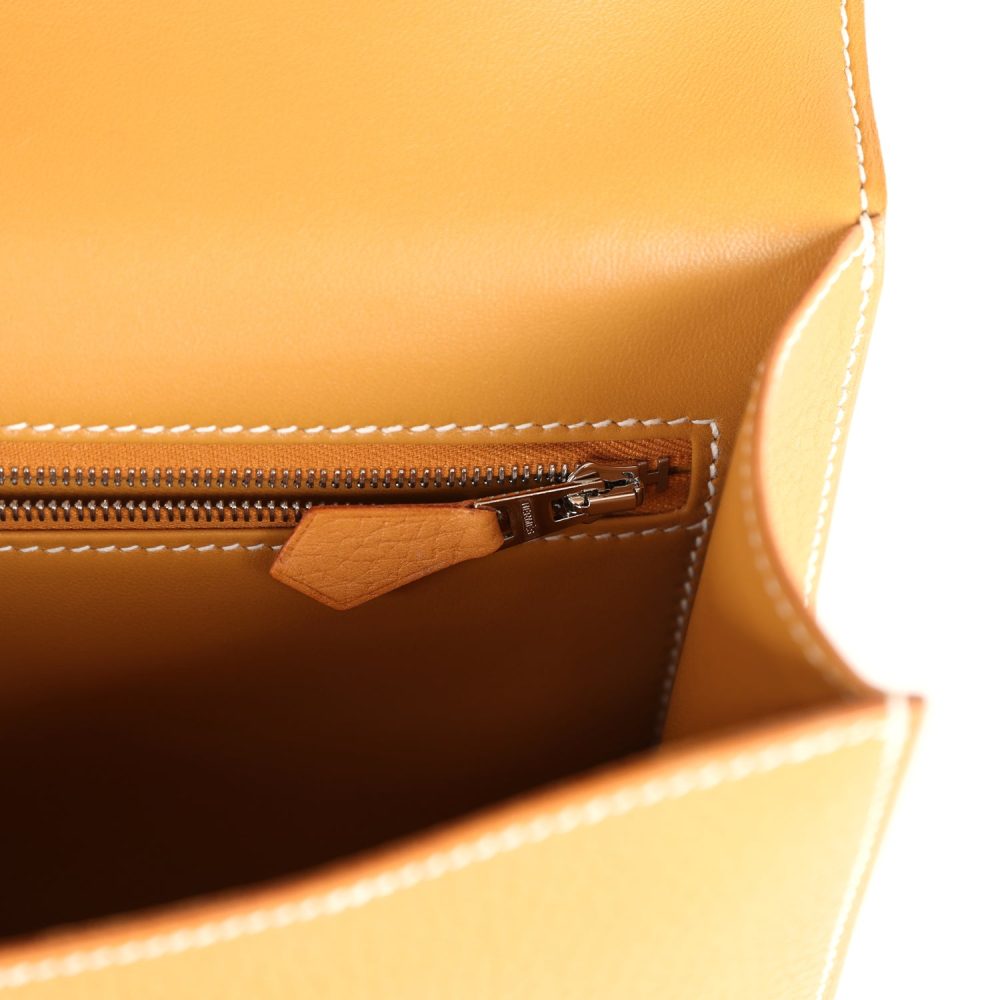 Hermes Constance 1-24 Naturel Sable Vache Naturel Graine Palladium Hardware - Image 10