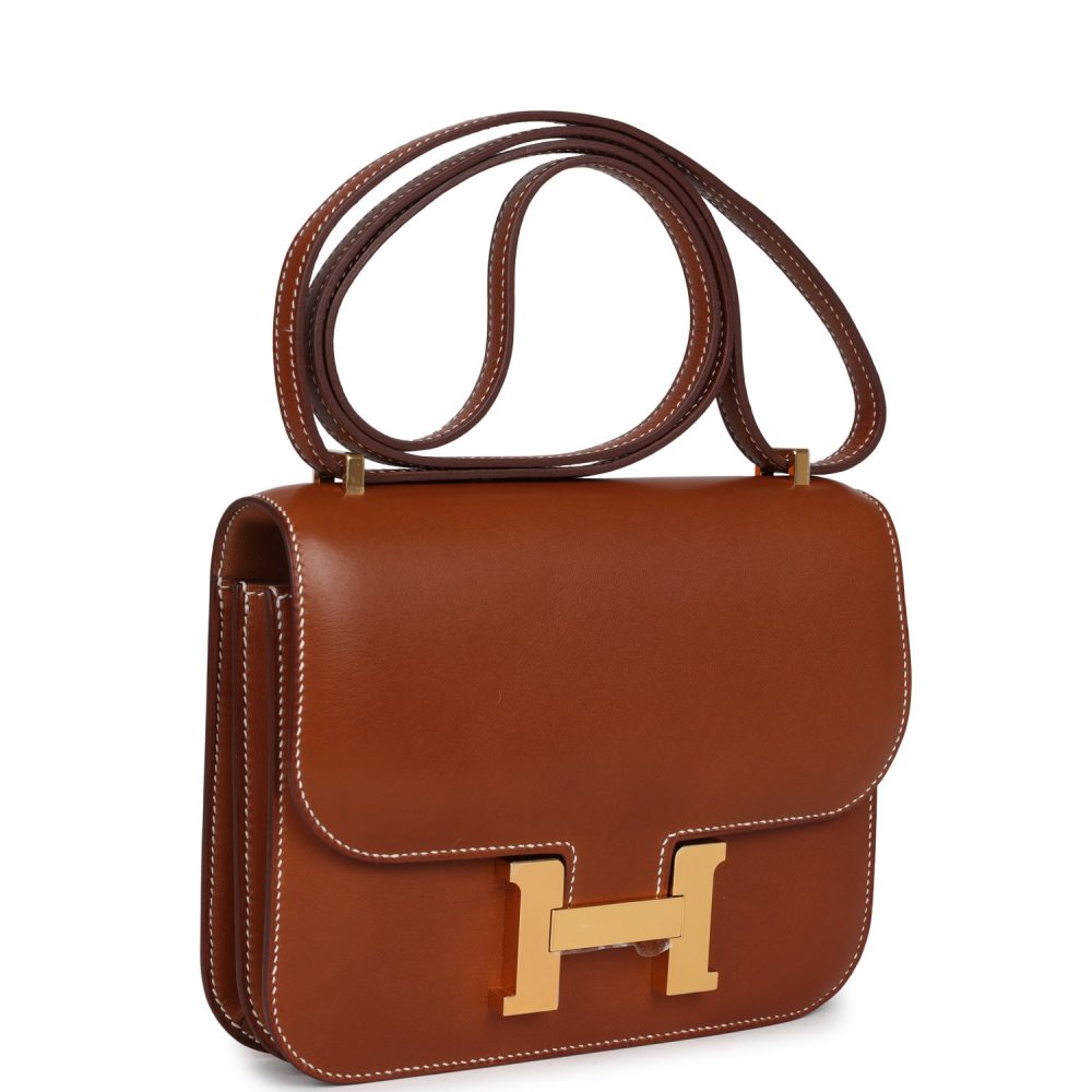 Hermes Constance 18 Fauve Barenia Gold Hardware - Image 2
