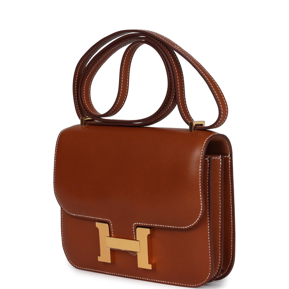Hermes Constance 18 Fauve Barenia Gold Hardware - Image 5
